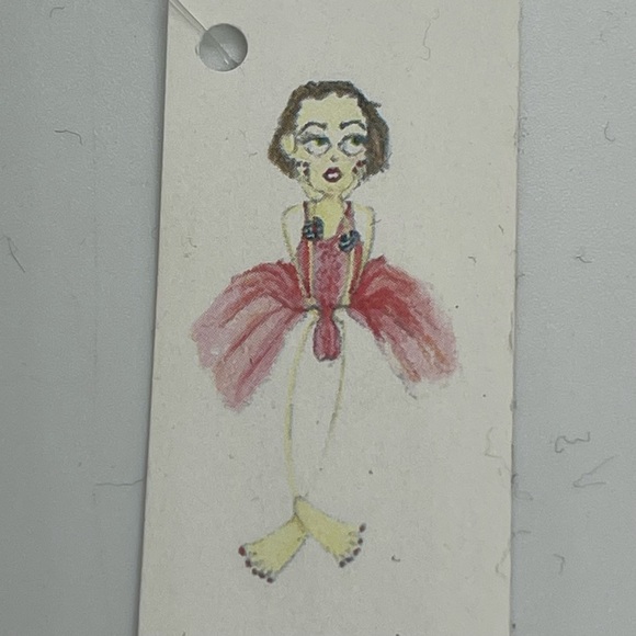 Hand Crafted Pink Blue Whimsical FairyCore Necklace & Earring Set NWT OS - Picture 5 of 5